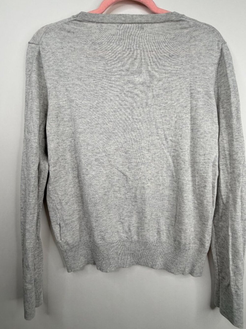 2/$30 Banana Republic New Anna Top Pima Cotton Cashmere Grey Sky 288245 #A2996 - Picture 4 of 8